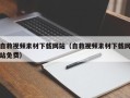 河间自救视频素材下载网站（自救视频素材下载网站免费）
